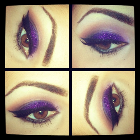 Hard Candy Mascara on Purple   Makeup By Sharona