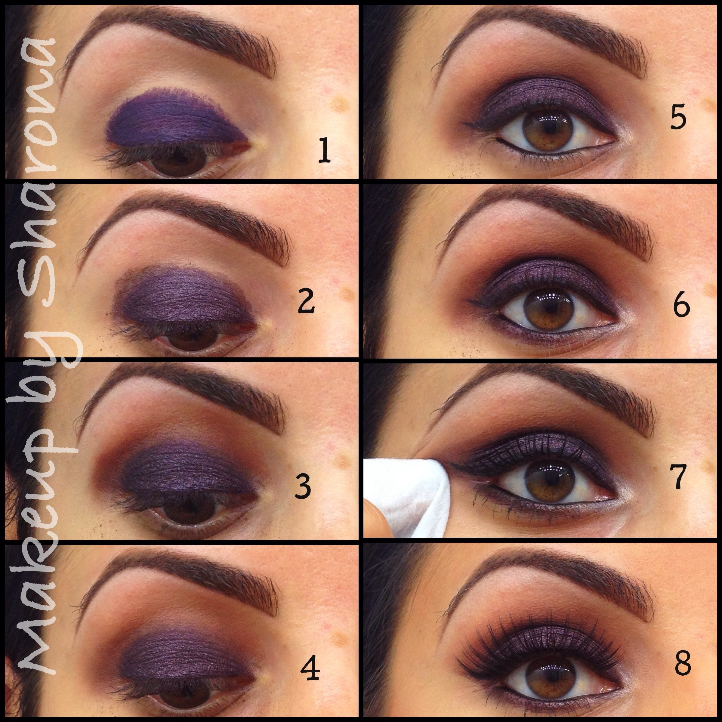 Purple Makeup By Sharona